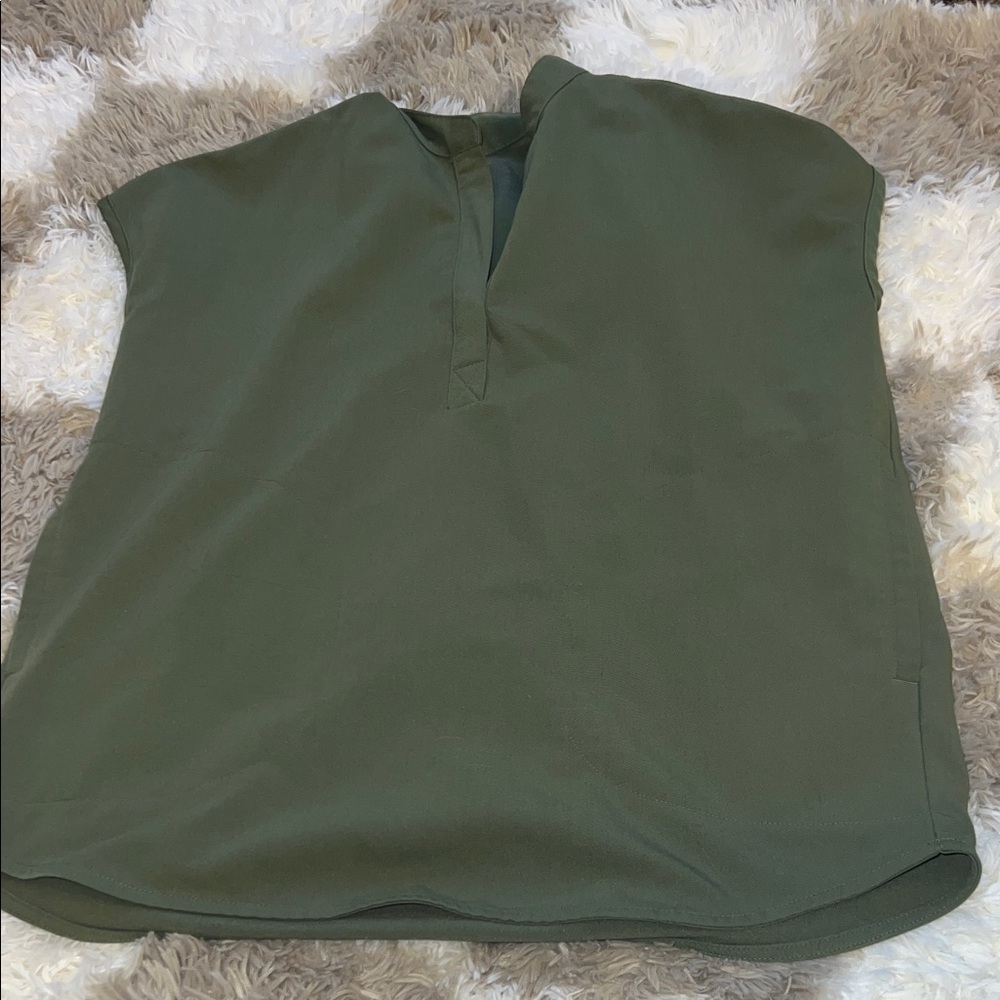 Olive Green Women's Figs Top